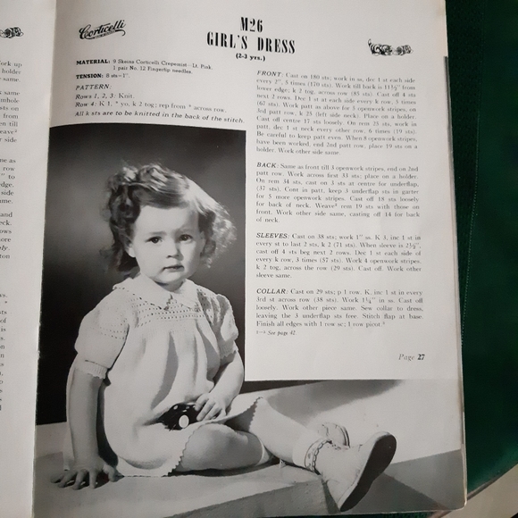 VTG 1940-50's Hand Knit Woolies Instructional Magazine - Picture 2 of 7